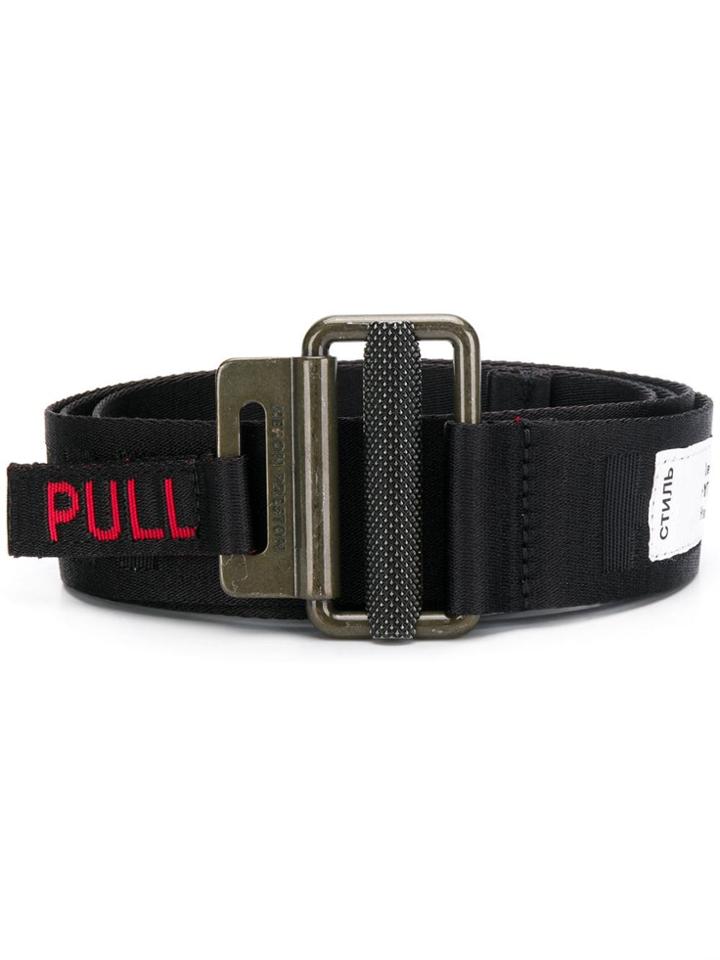 Heron Preston Tape Belt - Black