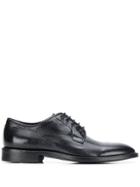 Paul Smith Textured Leather Oxfords - Black