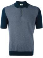 Borrelli Slim-fit Polo Shirt, Men's, Size: 52, Blue, Cotton