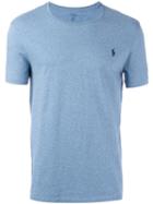Polo Ralph Lauren Embroidered Logo T-shirt, Men's, Size: Large, Blue, Cotton