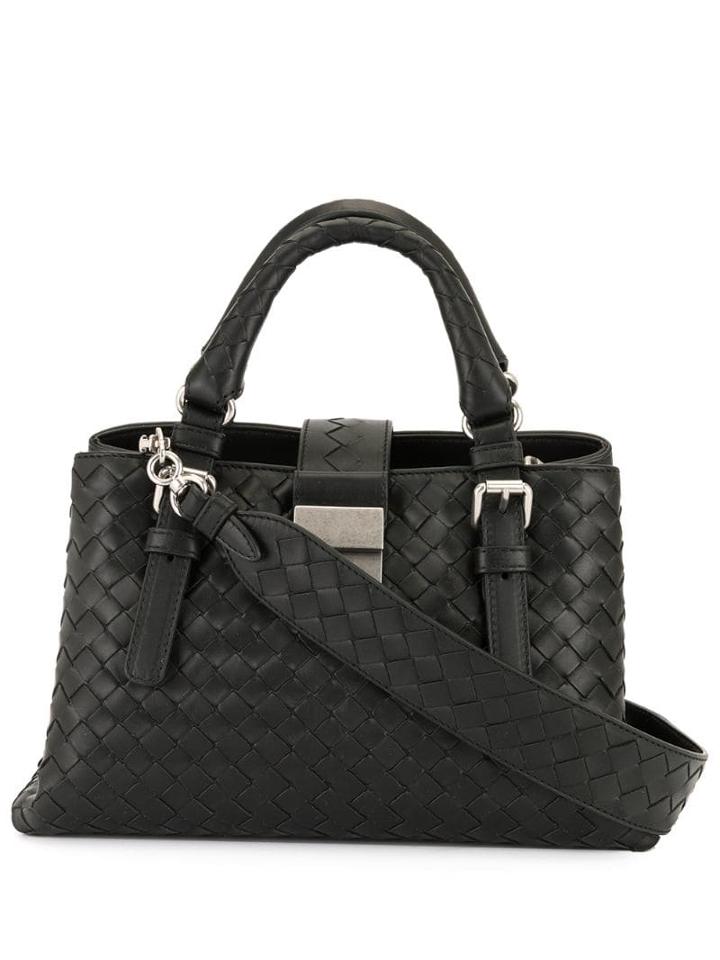 Bottega Veneta Mini Roma Tote Bag - Black