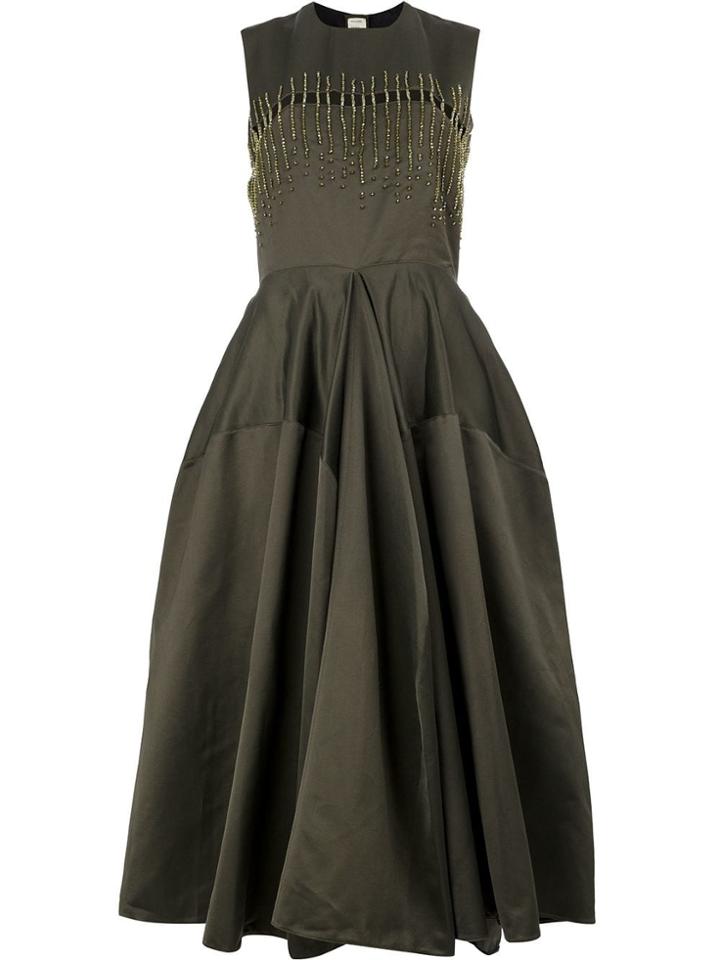 Maison Rabih Kayrouz Beaded Gown - Green