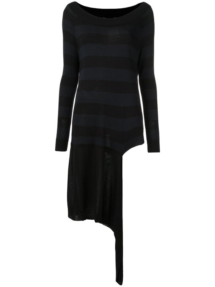 Gloria Coelho Asymmetric Blouse - Black