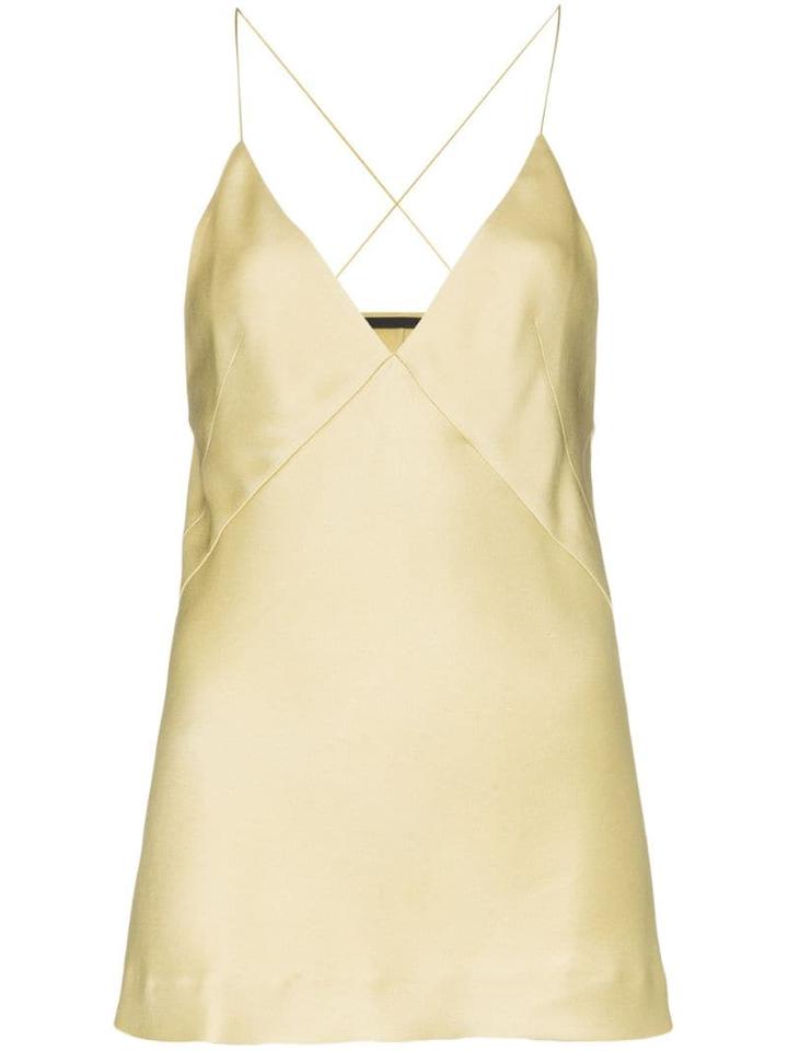 Haider Ackermann Spaghetti Strap Cami Top - Yellow