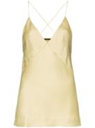 Haider Ackermann Spaghetti Strap Cami Top - Yellow