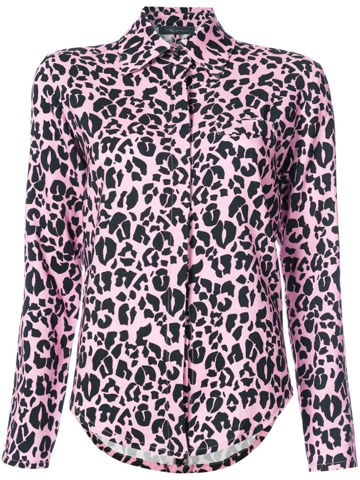 Barbara Bologna Leopard Print Shirt - Pink & Purple