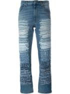 Alexander Mcqueen Distressed Jeans, Women's, Size: 38, Blue, Cotton