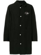 Visvim Oversized Buttoned Coat - Black