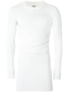 Rick Owens Crew Neck Jumper, Men's, Size: Xl, White, Viscose/silk