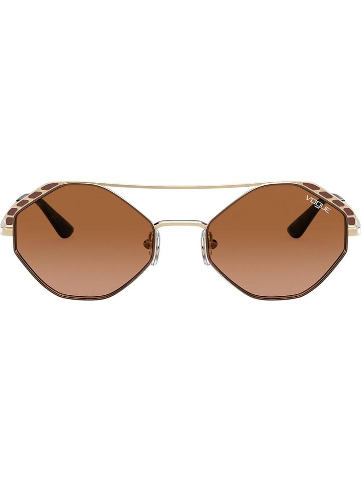 Vogue Eyewear Round Frame Sunglasses - Brown