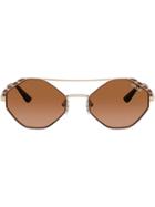 Vogue Eyewear Round Frame Sunglasses - Brown