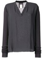 Kristensen Du Nord V-neck Blouse - Grey