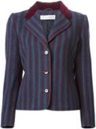 Givenchy Vintage Striped Skirt Suit