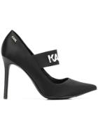 Karl Lagerfeld Manoir Hi Court Pumps - Black