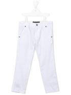 Valmax Kids - Classic Chino Trousers - Kids - Cotton - 6 Yrs, White