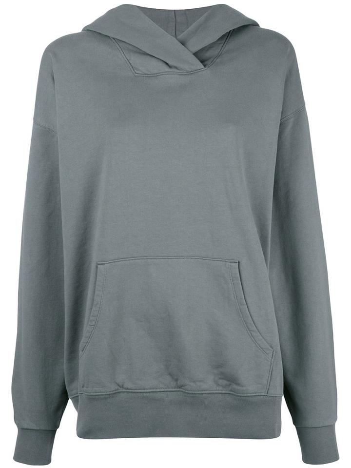 Closed Kangaroo Pocket Hoody, Women's, Size: Xs, Green, Cotton