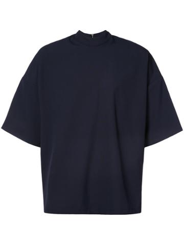 Ne. Sense - Jess Zip T-shirt - Men - Polyester/spandex/elastane/viscose - L, Blue, Polyester/spandex/elastane/viscose