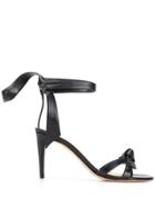 Alexandre Birman Tie Detail Heeled Sandals - Black