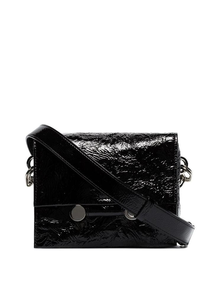 Marni Caddy Crinkle Belt Bag - Black