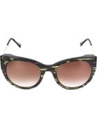 Thierry Lasry 'bunny' Sunglasses - Green