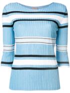Mrz Striped Sweater - Blue