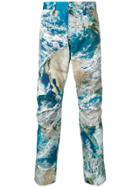 G-star Raw Research Abstract Print Trousers - Blue
