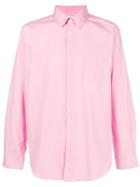 Comme Des Garçons Shirt Boys Long-sleeve Fitted Shirt - Pink