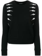 Neil Barrett Designer Print Sweatshirt - Black