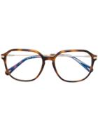 Chloé Eyewear Squared Frame Glasses - Brown