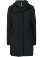 Woolrich Wide Collar Padded Coat - Black