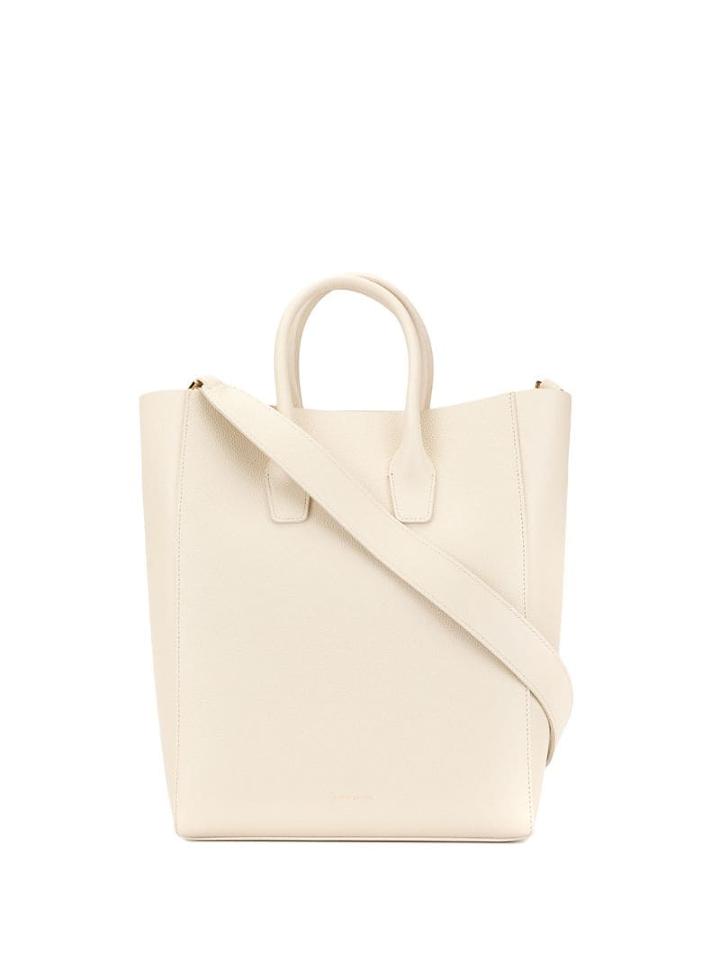 Mansur Gavriel Rectangular Shaped Tote - White