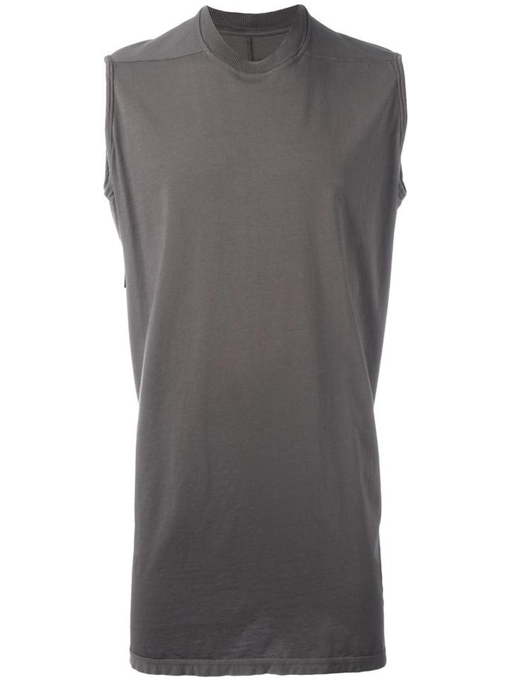 Rick Owens Drkshdw 'rick's' T-shirt, Grey, Cotton