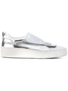 Sergio Rossi Platform Trainers - Grey
