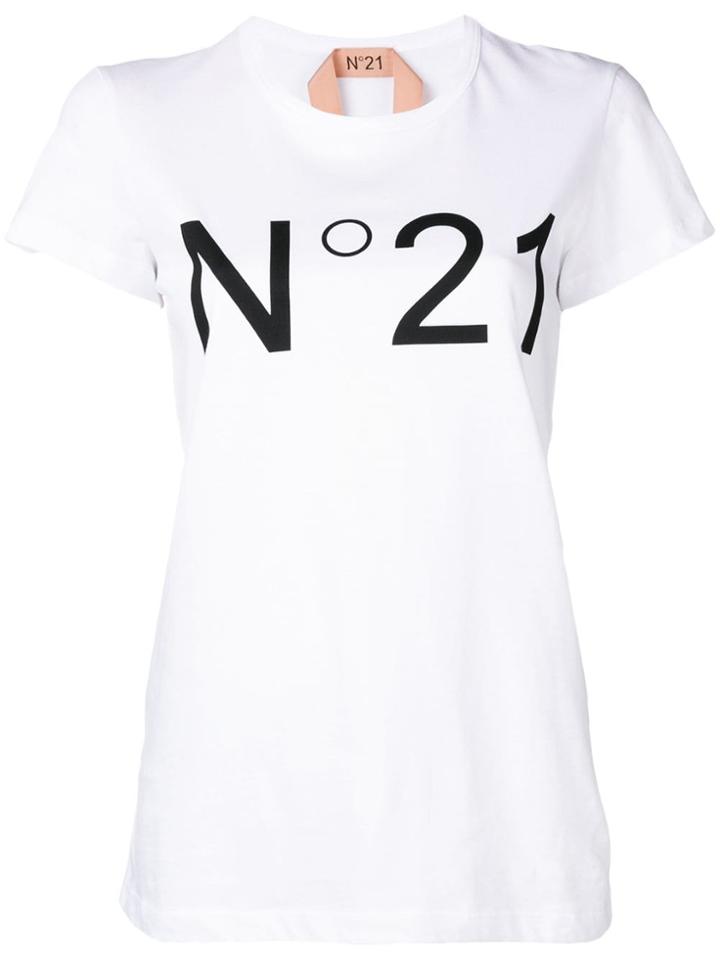 No21 Printed Logo T-shirt - White
