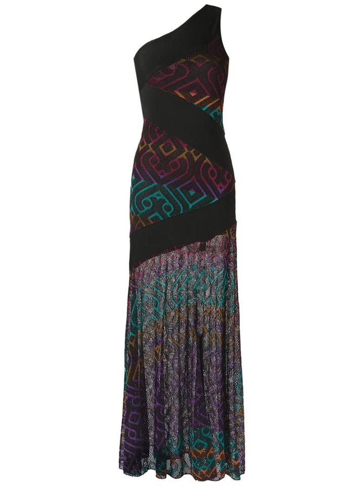 Knit Maxi Dress - Women - Viscose - P, Black, Viscose, Cecilia Prado
