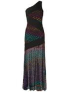Knit Maxi Dress - Women - Viscose - P, Black, Viscose, Cecilia Prado