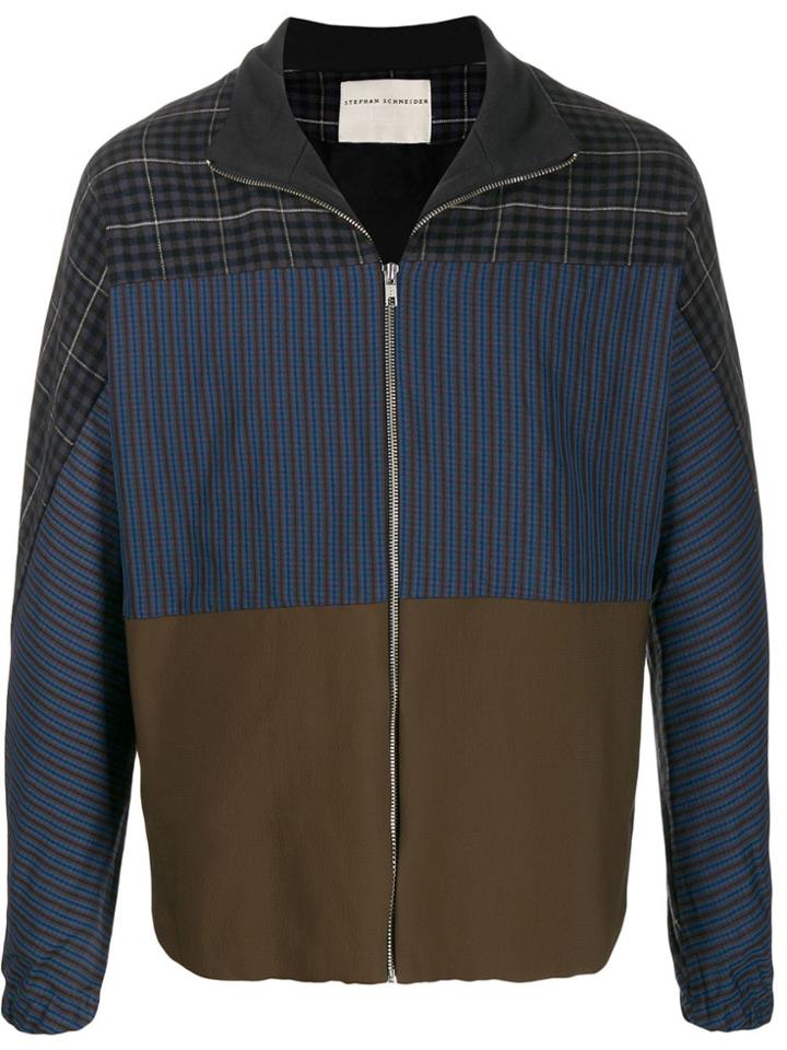 Stephan Schneider Lightweight Patchwork Jacket - Blue