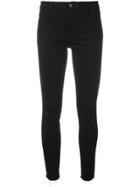 Gucci Panther Embroidered Skinny Jeans - Black