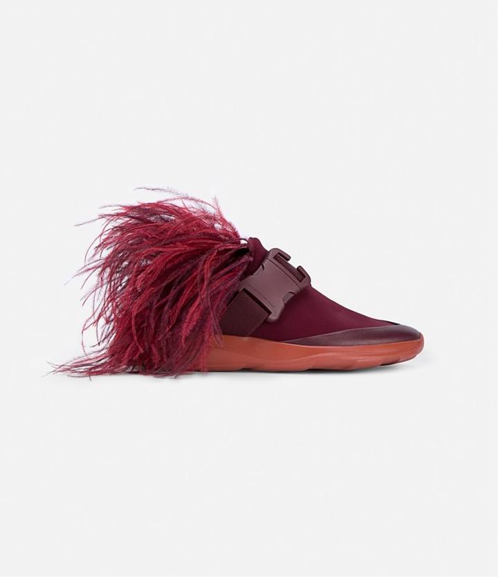 Christopher Kane Feather Sneaker Slides