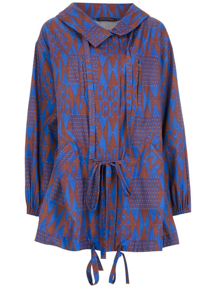Andrea Marques Hooded Parka - Multicolour