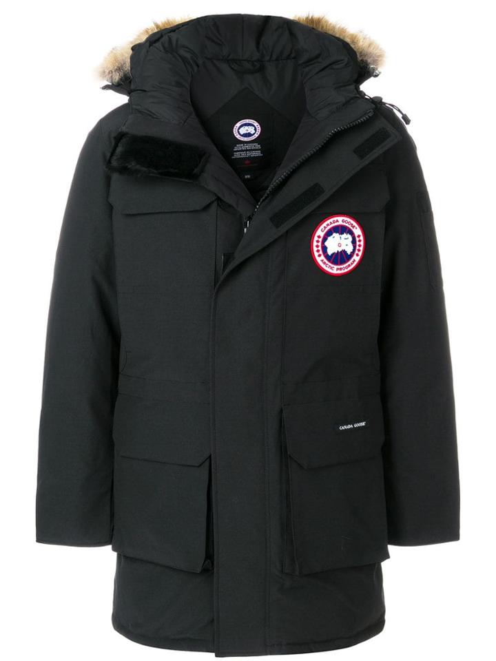 Canada Goose Fur Trimmed Parka - Black