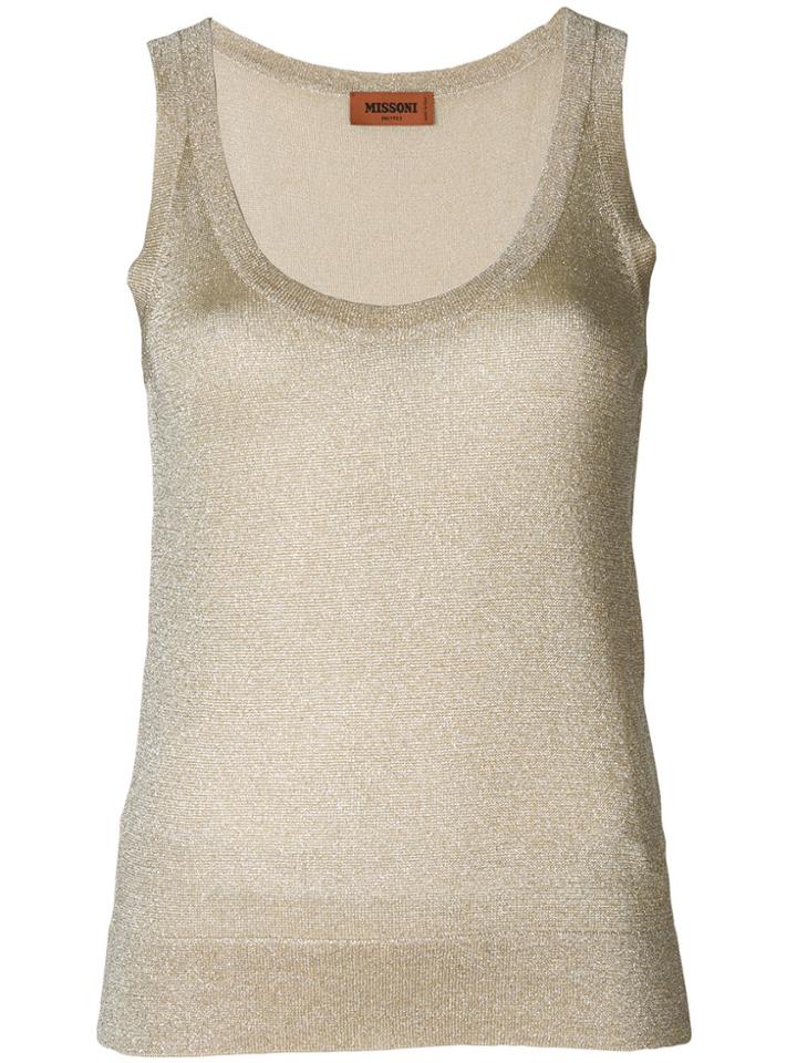 Missoni Fine Knit Tank Top - Metallic