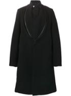 Ann Demeulemeester Zip Detail Coat, Men's, Size: Medium, Black, Cotton/rayon/virgin Wool