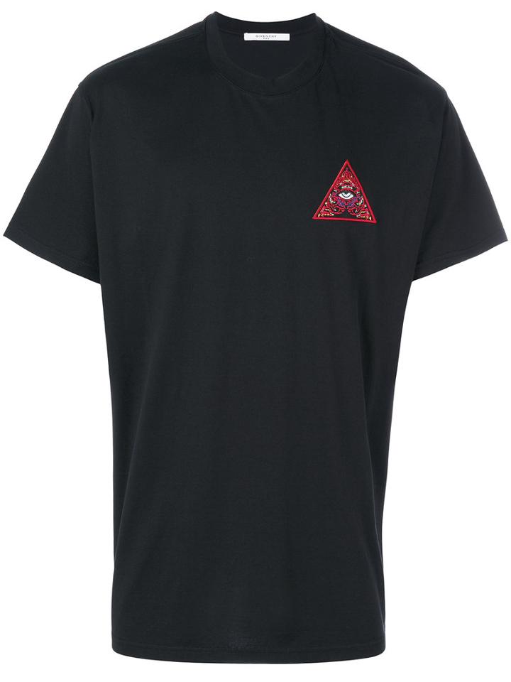 Givenchy - Cuban-fit Realize Embroidered T-shirt - Men - Cotton/polyester - S, Black, Cotton/polyester