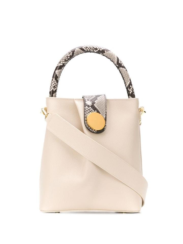 Elleme Python Effect Tote Bag - Neutrals