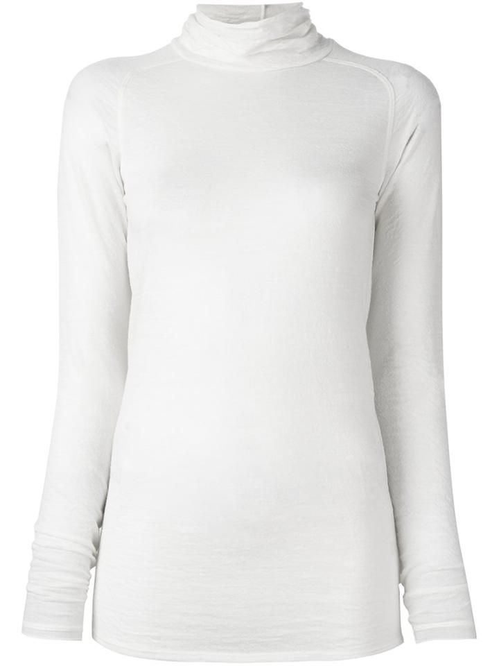 Forte Forte Roll Neck Jumper, Women's, Size: 1, White, Virgin Wool