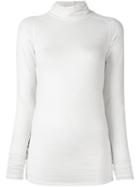 Forte Forte Roll Neck Jumper, Women's, Size: 1, White, Virgin Wool