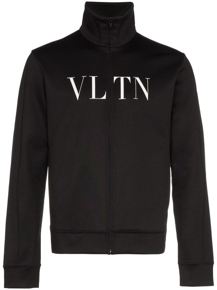 Valentino Vltn Logo Track Jacket - Black
