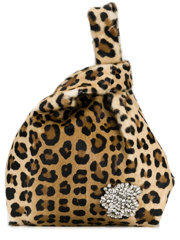 Simonetta Ravizza Furrissima Animal Print Tote - Nude & Neutrals