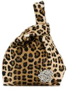 Simonetta Ravizza Furrissima Animal Print Tote - Nude & Neutrals